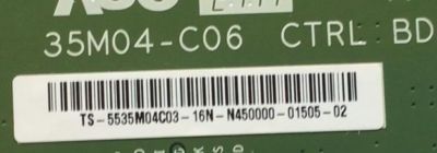 T-CON PARA MONITOR CURVO QHD LG / NUMERO DE PARTE 5535M04C03 / 55.35M04.C03 / 35M04-C06 / E88441 / PANEL SEM350F0(AD0-M01) / MODELO 35WN75C-BH / 35WN75C-BH.AUSUMYN - Imagen 2